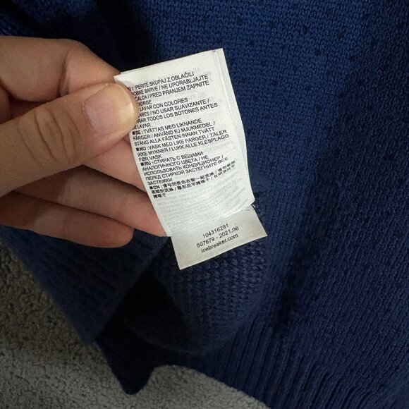 Icebreaker 100% Wool Crewneck Sweater - Women's Size M - Blue - Picture 6 of 9